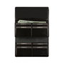 Zoozie Bags Paris Cartera de Mujer Negra Piel Auténtica 100% 19x3x10 cm